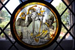 New York Cloisters 31 010 Glass Gallery - Roundel with the Temptation of Saint Anthony - Germany 1532.jpg